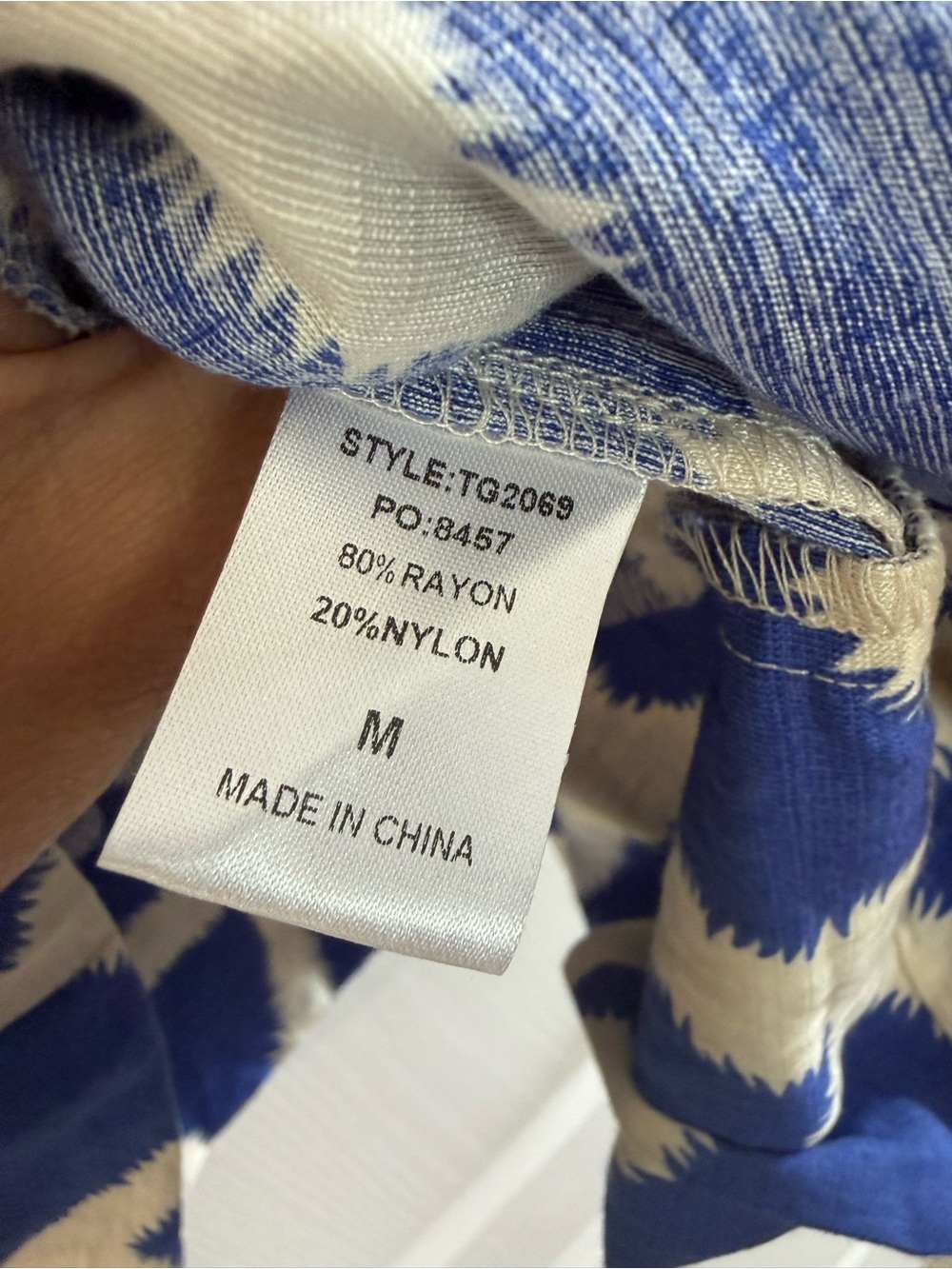 Blue & White 4th of July Midi Dress with pockets - Picture 8 of 9
